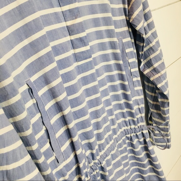GAP Chambray Striped Blouse Dress Women’s SMALL - Picture 4 of 7